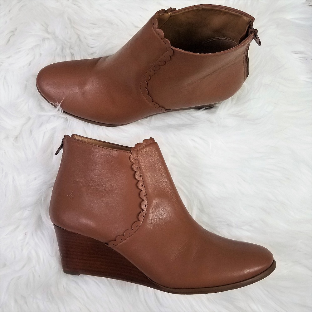 JACK ROGERS Emery Ankle Bootie Wedge Boots 9 - Picture 2 of 8